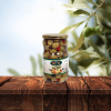 Biberli Yeşil Zeytin 400 Gr. Cam (201-230)
