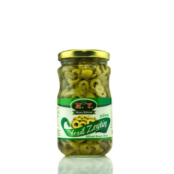 Yeşil Dilimli Zeytin Cam 200 Gr.